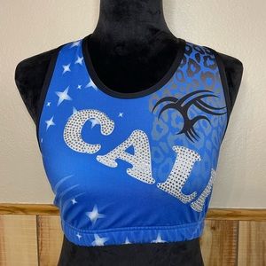 Cheer top/Sports Bra California Bullets